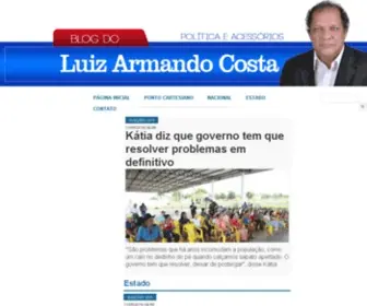 Luizarmandocosta.com.br(Política e Acessórios) Screenshot