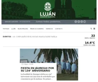 Lujan.gov.ar(Municipalidad de Luján) Screenshot