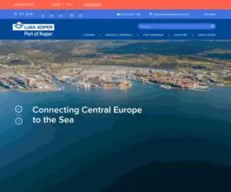 Luka-KP.si(Srednjo Evropo povezujemo z morjem) Screenshot