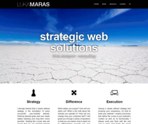 Lukamaras.com(Web solutions & consulting) Screenshot