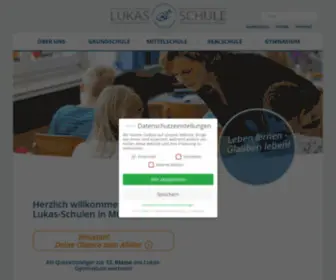 Lukas-Schule.de(Herzlich willkommen an den Lukas) Screenshot