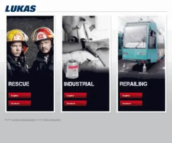 Lukas.com(Lukas Hydraulik GmbH) Screenshot