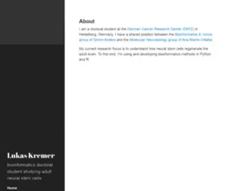 Lukaskremer.com(Lukas Kremer) Screenshot