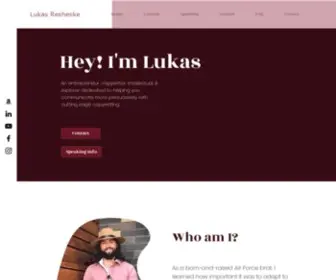 Lukasresheske.com(Lukas Resheske) Screenshot