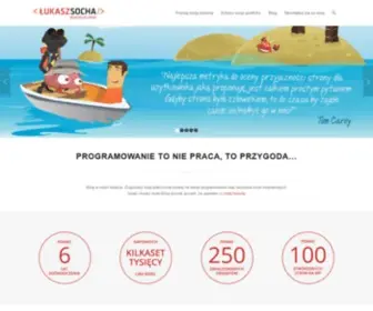 Lukasz-Socha.pl(Blog programisty i web developera) Screenshot