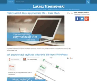 Lukaszt.pl(SEO Blog) Screenshot