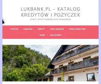 Lukbank.pl(Katalog kredytów i pożyczek) Screenshot