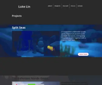 Luke-LIN.com(PROJECTS) Screenshot