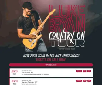 Lukebryan.com(Country On Tour) Screenshot