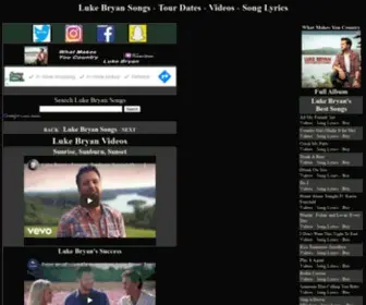 Lukebryan.us(Luke Bryan Best Songs) Screenshot