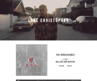 Lukechristopherofficial.com(Luke Christopher) Screenshot