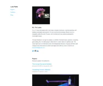 Lukepiette.com(Luke Piette) Screenshot