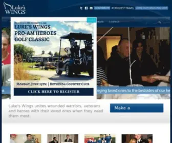Lukeswings.org(Luke’s Wings) Screenshot