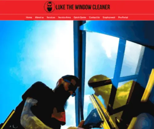 Lukethewindowcleaner.com(Window Cleaning and Gutter Cleaning in Kansas City) Screenshot