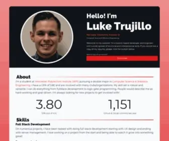 Luketrujillo.com(Luke Trujillo) Screenshot