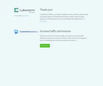 Lukewarmemailer.com(Send lukewarm emails and get signups) Screenshot