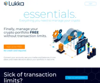 Lukkatax.com(Lukka Essentials) Screenshot