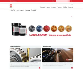 Lukoil-Lubricants.eu(LUKOIL LUBRICANTS EUROPE) Screenshot