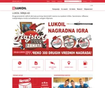 Lukoil.rs(LUKOIL SRBIJA AD) Screenshot