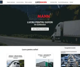 Luksmann.ro(Lucru pentru șoferi in Germania) Screenshot