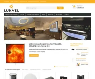 Lukvel.rs(Web Trgovina firme Lukvel) Screenshot