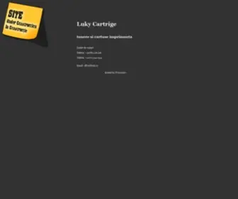 Luky.ro(Pagina in Constructie) Screenshot