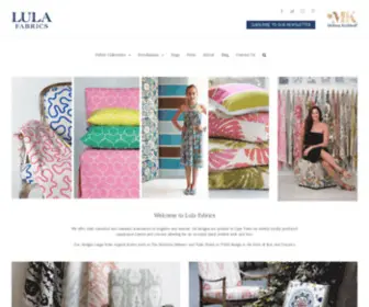 Lulafabrics.co.za(Lula Fabrics) Screenshot