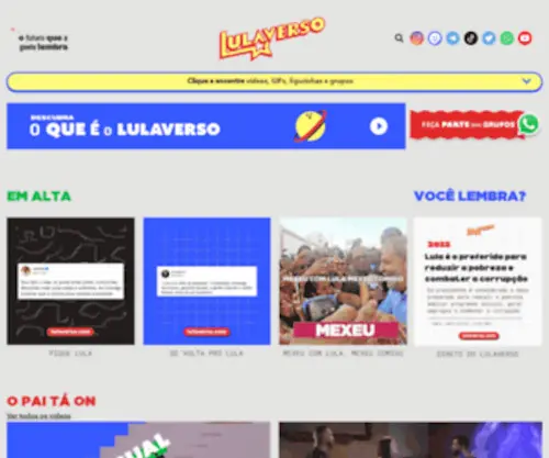 Lulaverso.com(Lulaverso) Screenshot