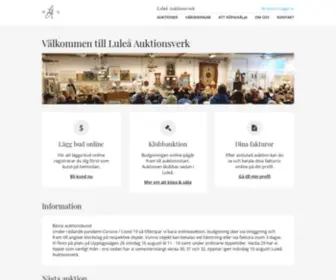 Lulea-Auktionsverk.se(Luleå) Screenshot
