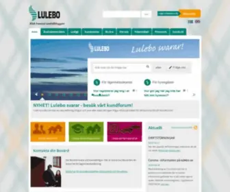 Lulebo.se(Klok framsynt samhällsbyggare) Screenshot
