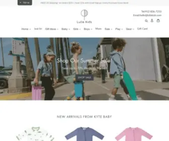 Luliekids.com(Modern Baby & Kid's Boutique) Screenshot