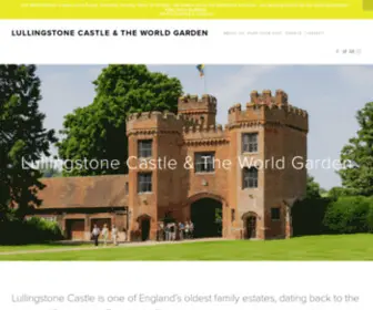 Lullingstonecastle.co.uk(Lullingstone Castle & The World Garden) Screenshot