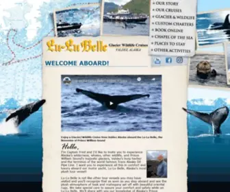 Lulubelletours.com(Alaska Glacier Tours) Screenshot