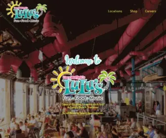 Lulubuffett.com(Lucy Buffett's LuLu's Live Music) Screenshot