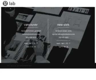 Lululemonlab.com(The lab) Screenshot