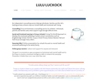 Lululuckock.com(LULU LUCKOCK) Screenshot