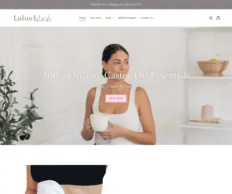 Lulusnaturals.com(Lulus Naturals) Screenshot