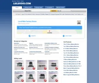 Lulusoso.com(Suppliers and Manufacturer Catalog) Screenshot