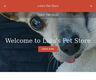 LuluspetStore.com(Lulu's Pet Store) Screenshot