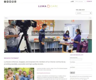 Lumacare.ca(Home) Screenshot