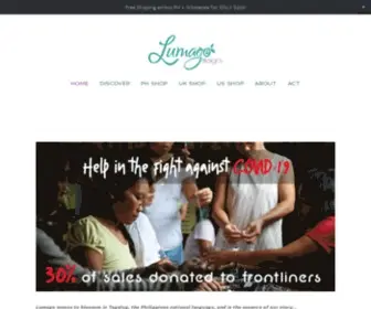 Lumagodesigns.com(Ethical & Sustainable Fashion) Screenshot