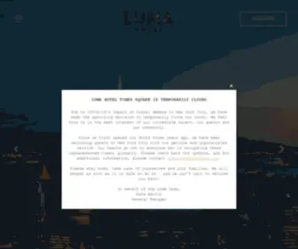 Lumahotels.com(LUMA Hotel) Screenshot