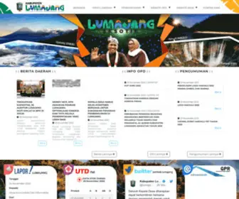 Lumajangkab.go.id(Website Resmi Pemerintah Kabupaten Lumajang) Screenshot