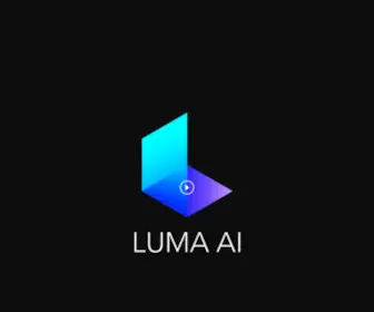 Lumalabs.ai(Building visual ai to expand human imagination and capabilities) Screenshot