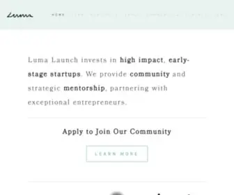 Lumalaunch.com(Luma Launch) Screenshot