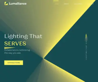 Lumalliance.com(Lighting That SERVES) Screenshot