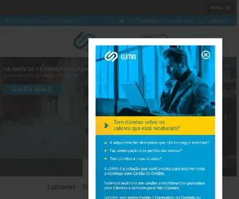 Lumanet.com.br(Home) Screenshot