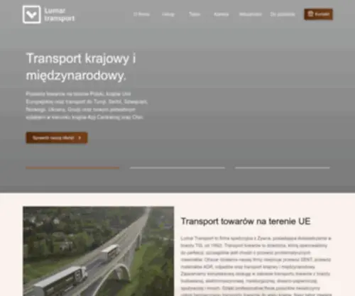 Lumar-Transport.eu(Firma transportowa Lumar transport) Screenshot