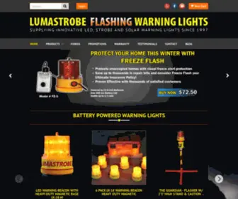 Lumastrobe.com(Flashing Warning Lights) Screenshot