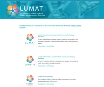 Lumat.fi(LUMAT Journals) Screenshot